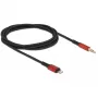 Cable de audio DeLOCK 86587 1,5 m 3,5 mm Lightning Negro
