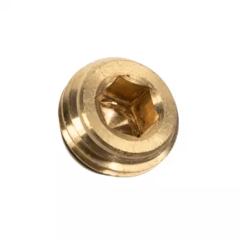 Tapón G1/4 de Singularity – Tapón roscado de latón para conectores de refrigeración líquida (SC-STOP-PLUG)