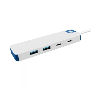 Hub USB-C HYPER HyperDrive Flex HD5200BUGL — 4 puertos, azul