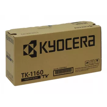 Cartucho de tóner KYOCERA TK-1160 1 unidad Original Negro