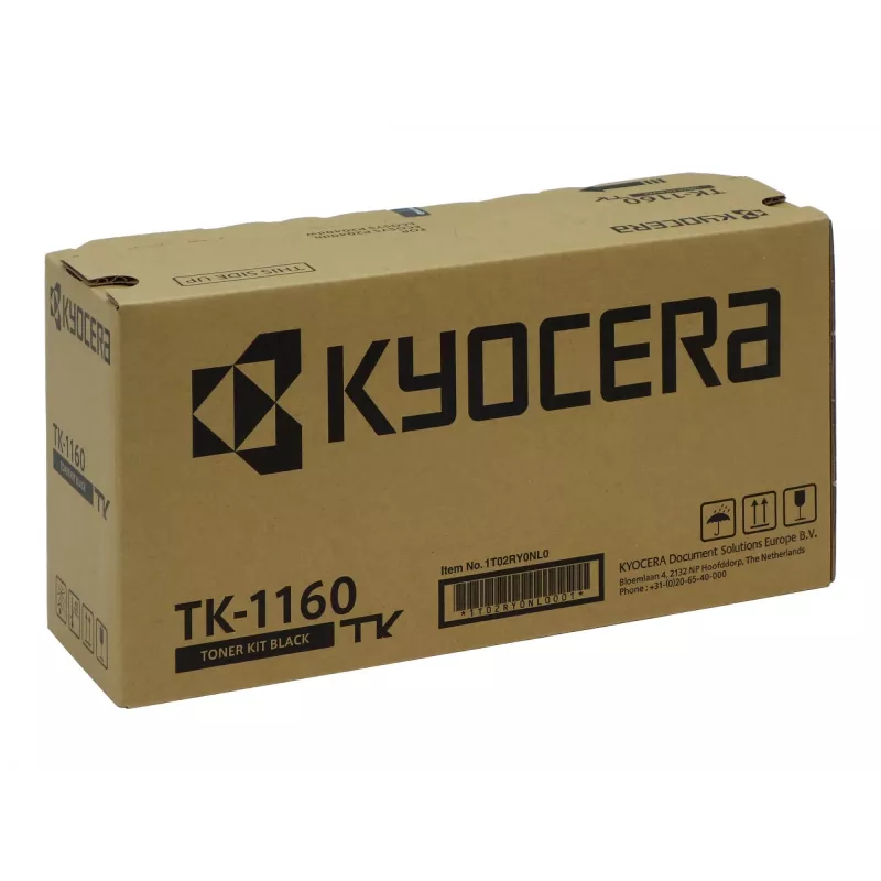 Cartucho de tóner KYOCERA TK-1160 1 unidad Original Negro