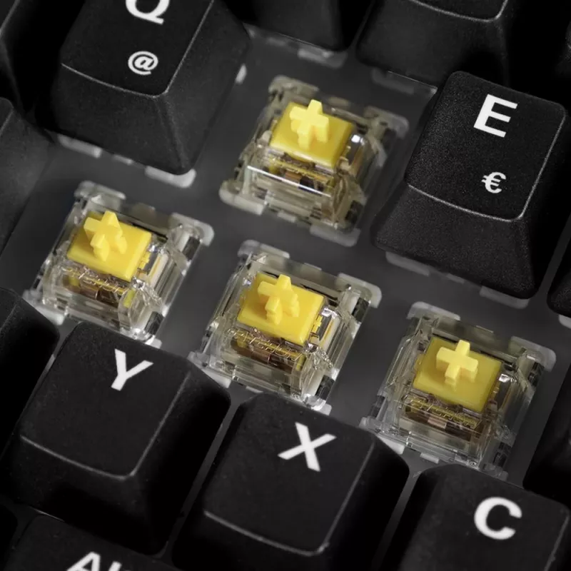 Teclado Sharkoon 100068081 Home USB QWERTZ alemán negro madera 75%