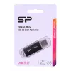 Memoria USB Silicon Power 128 GB USB Type-A 3.2 Gen 1 Blaze B02, tapa de plástico, llavero, negro