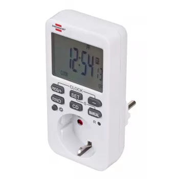 brennenstuhl Comfort-Line - interruptor de red automático - corriente alterna 230 V - 3600 vatios - conexiones de salida: 1 - blanco (1506320)