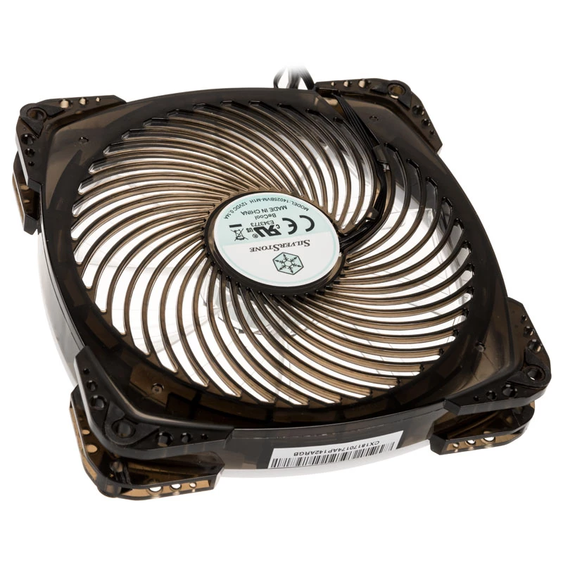 SILVERSTONE SST-AP142-ARGB ventilador ARGB PWM de 140x140x25 para refrigeración de PC, 140 mm