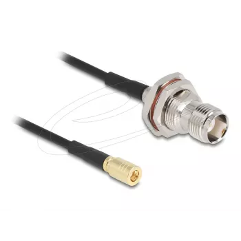 Cable de antena Delock conector hembra TNC a conector macho SMB RG-174 20 cm (90724)