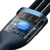 Cable USB Baseus CASS030003 1,2 m USB A USB-C/Micro-USB-A/Lightning azul