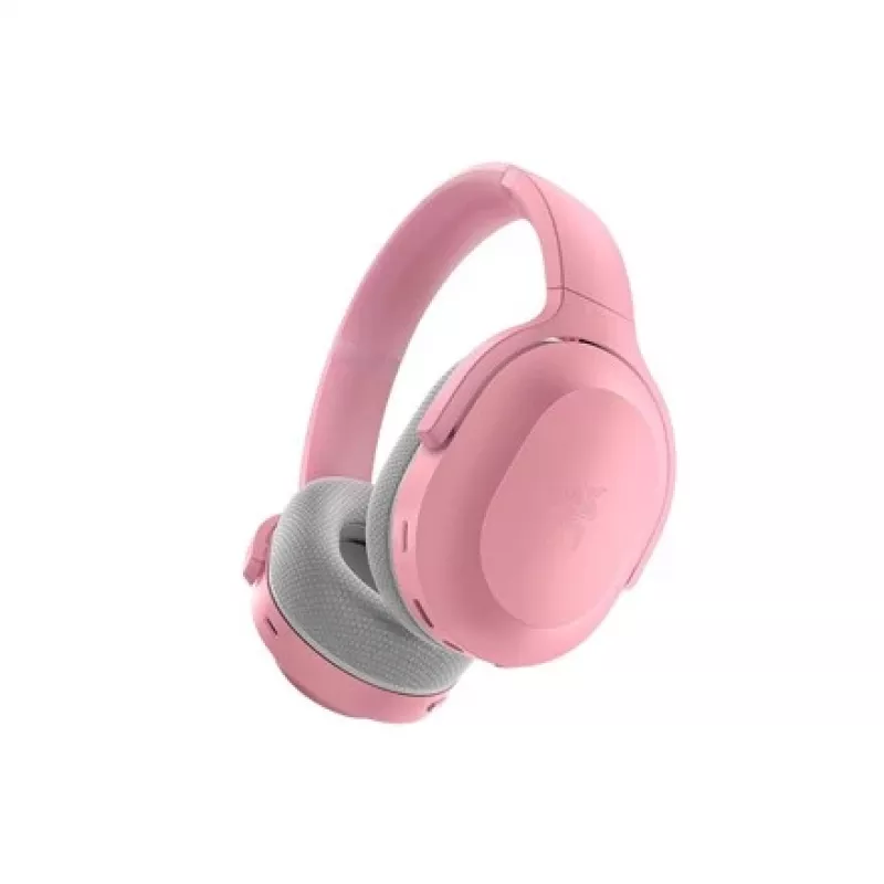 Auriculares Razer Barracuda inalámbricos con diadema gaming USB Type-C Bluetooth gris, rosa