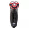 Afeitadora rotativa para hombre Mesko MS 2926 con recortadora negra, roja