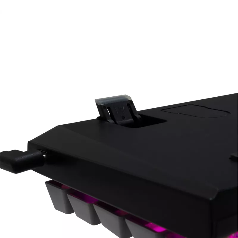 Teclado mecánico gaming White Shark Wakizashi GK-002121V2 — marco negro/gris, switches US Blue