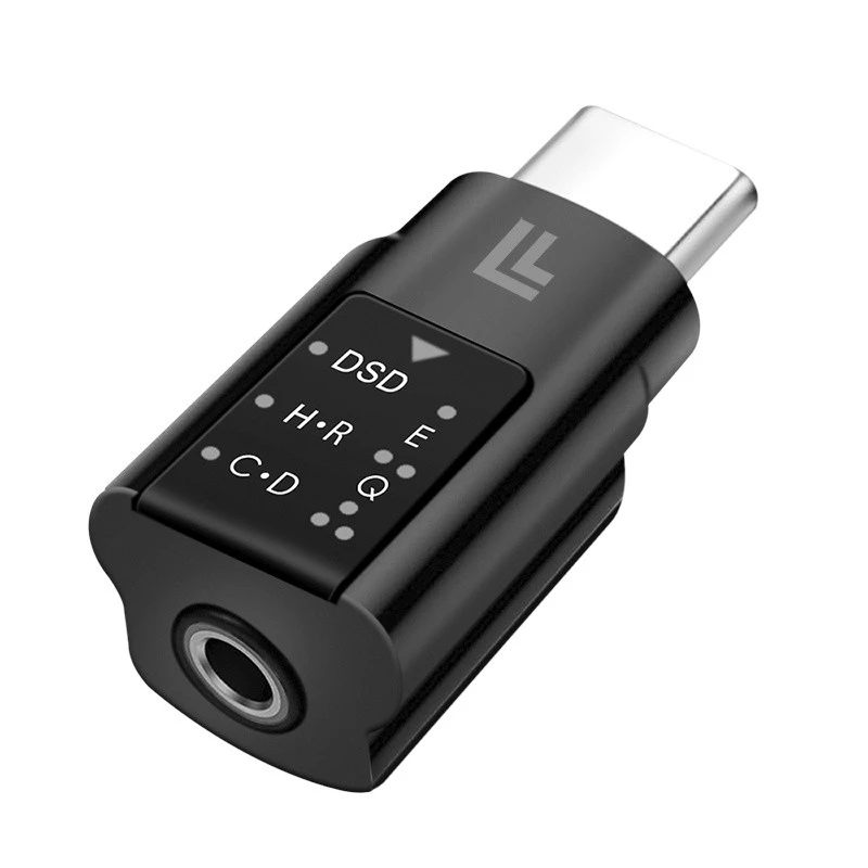 Adaptador de audio DAC USB-C LogiLink. USB-C/M a 3.5 Mm/H. Negro