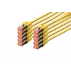 Digitus DK-1644-030-Y-10 CAT 6 S/FTP cable de conexión 3 m, amarillo, pack de 10