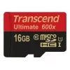 Transcend microSDHC MLC 16GB Class 10 UHS-I 600x + adaptador SD