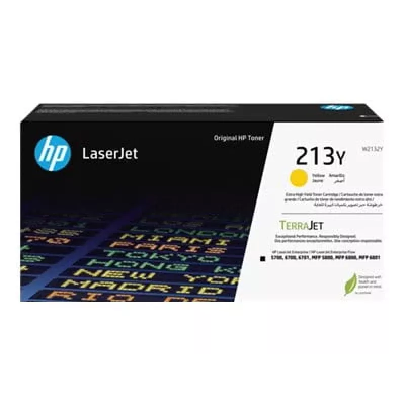 HP 213Y Extra High Yield Amarillo Tóner original para LaserJet