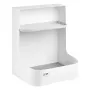 Ergo Office caja de almacenamiento/organizador bajo escritorio con bandeja de accesorios, blanco, máx. 5 kg, ER-442