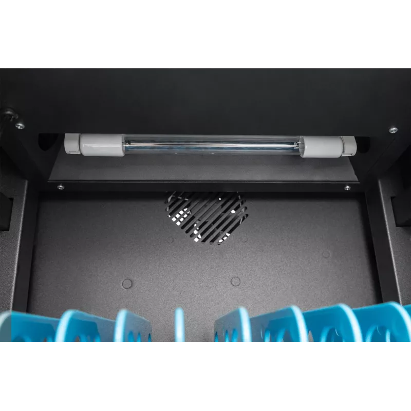 Armario de carga móvil de sobremesa Digitus para 10 portátiles/tabletas de hasta 13 pulgadas, UV-C, USB-C