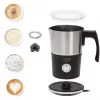 Espumador de leche automático Adler AD 4497 – acero inoxidable, 600W, 120 ml de espuma / 300 ml de calentamiento, caliente y frío