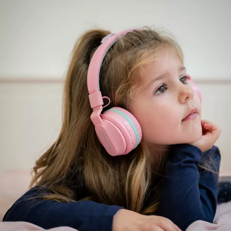 Auriculares Tellur Buddy Bluetooth Over-Ear Rosa