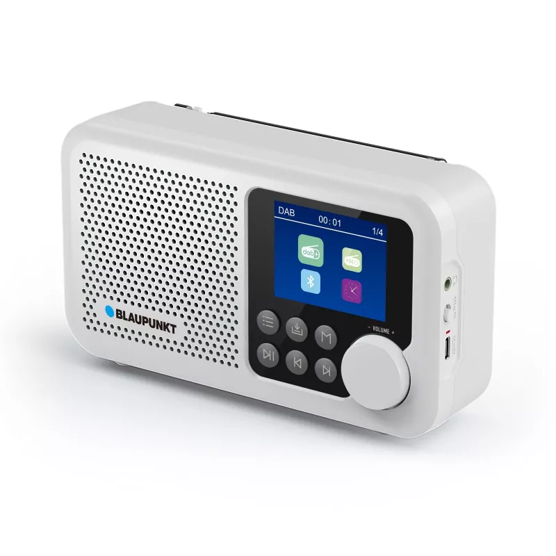 Radio portátil Blaupunkt DR8WH blanca