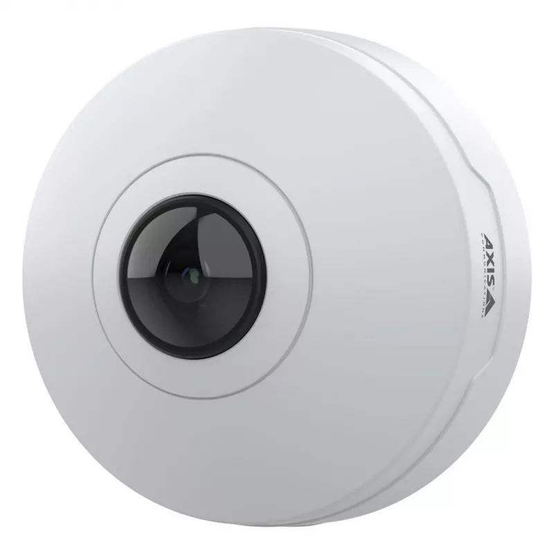 Axis M4327-P 02636-001 cámara IP panorámica minidomo para interior, 6 MP, ojo de pez 180/360°, techo/pared, blanca