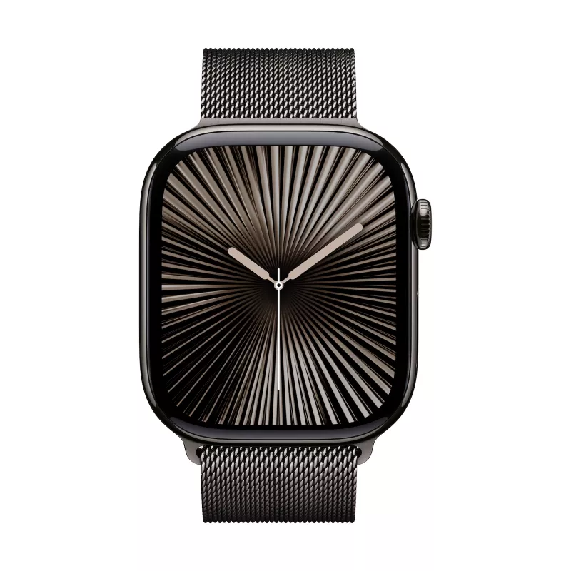 Watch Series 10 GPS + Cellular 46 mm Caja de titanio pizarra con Milanese Loop pizarra - S/M