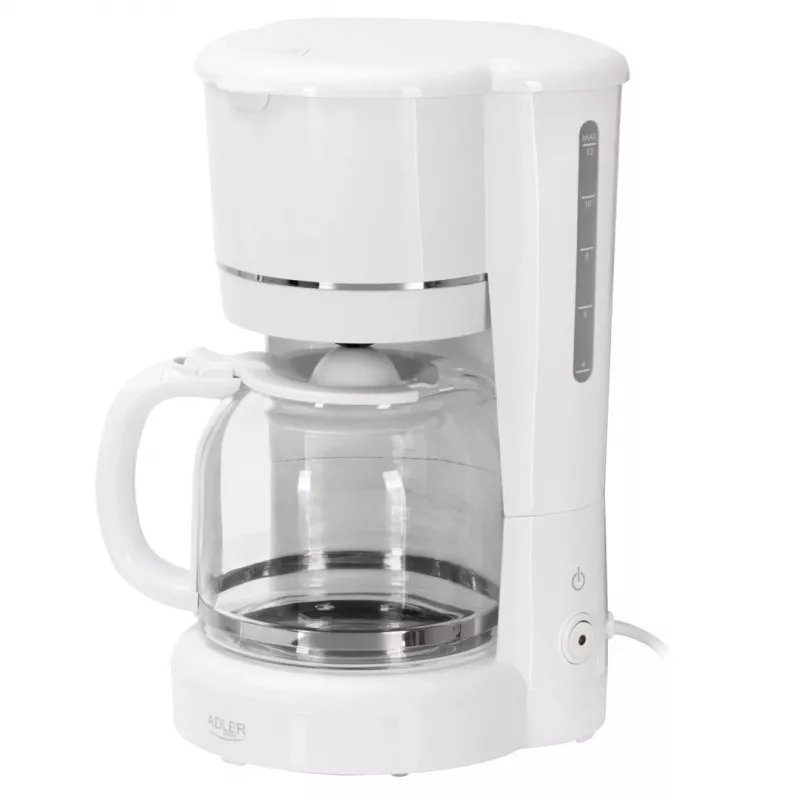 Cafetera de filtro Adler AD 4383w para café molido 1,5 L blanca