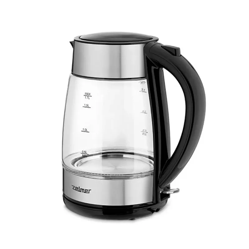Hervidor Zelmer 1,7 L 2200 W negro acero inoxidable