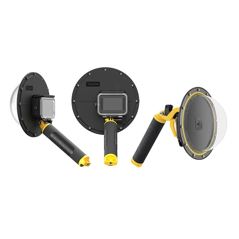 Carcasa con puerto domo submarino Telesin para GoPro Hero 9 (modelo GP-DMP-T09)
