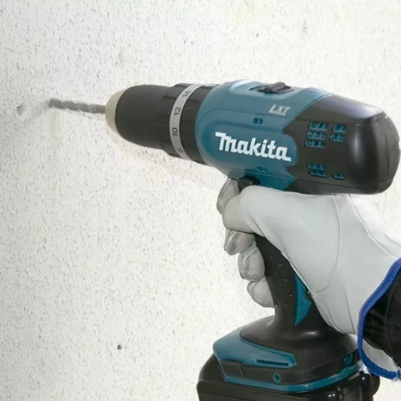 Taladradora Makita DHP453RFE sin llave negro, azul 1,8 kg