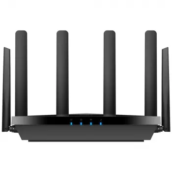 Router WiFi de sobremesa Cudy P5 — Wi‑Fi 6 de doble banda, 5G Sub6, Dual NanoSIM, Gigabit Ethernet, 6 antenas extraíbles, 256 MB RAM
