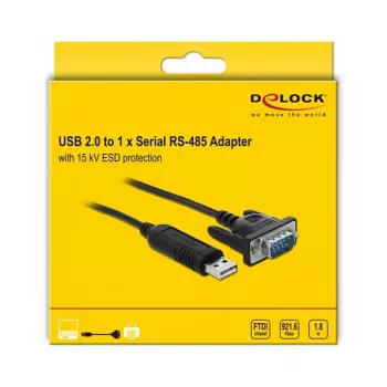 Cable serie DeLOCK 66283 negro 1,8 m