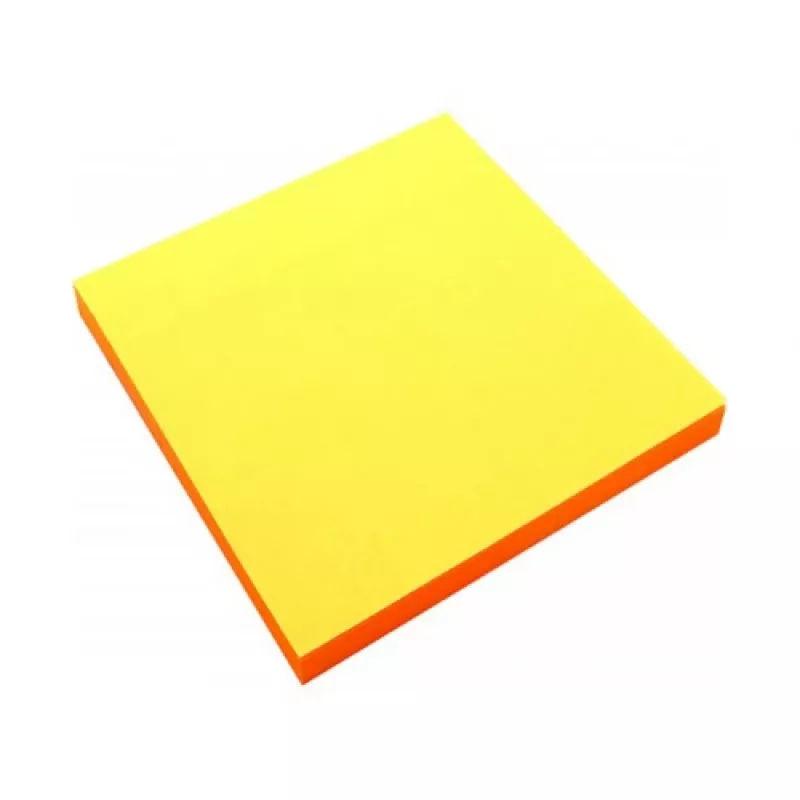 Notas adhesivas Forpus, neón, 75x75 mm, naranja (1x80)