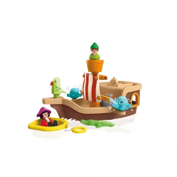 Set de figuras JUNIOR & Disney barco pirata de Peter Pan