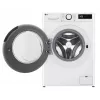 LG | Lavadora | F2WR508SWW | Clase de eficiencia energética A-10% | Carga frontal | Capacidad de lavado 8 kg | 1200 rpm | Profundidad 47,5 cm | Anchura 60 cm | Pantalla | LED | Función vapor