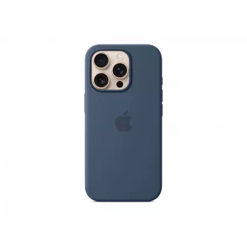Funda de silicona con MagSafe para iPhone 16 Pro - Denim