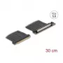 Tarjeta riser DELOCK 81593 PCI Express 5.0 x16, longitud de cable 30 cm