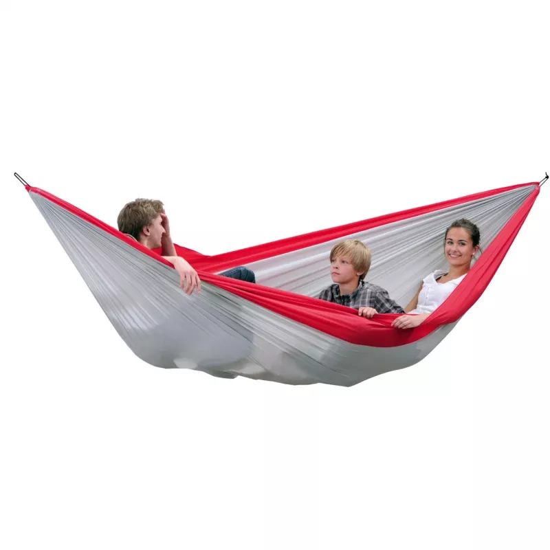 Amazonas Silk Traveller XXL AZ-1030190 hamaca de camping, gris/roja