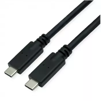 ROLINE cable compatible USB 3.2 Gen 2 C-C ST/ST 10Gbit/s Emark 85W negro 7 - Cable - Digital/Datos