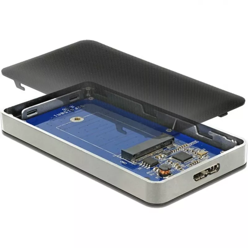 Caja para SSD DELOCK 42594 Negro Plata M.2