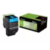 Cartucho de tóner Lexmark 702C R 1 ud. original cian