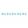 DIGITUS - Clips para cables con codificación por colores - para cables de parcheo - azul (paquete de 100) (A-CC-B)