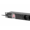Lanberg PDU-05E-0200-IEC-BK unidad de distribución de corriente (PDU) 5 salidas AC 1U Negra