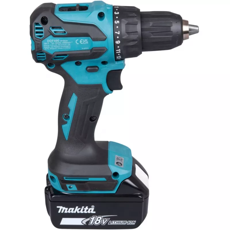 Makita DDF490Z atornillador de batería negro