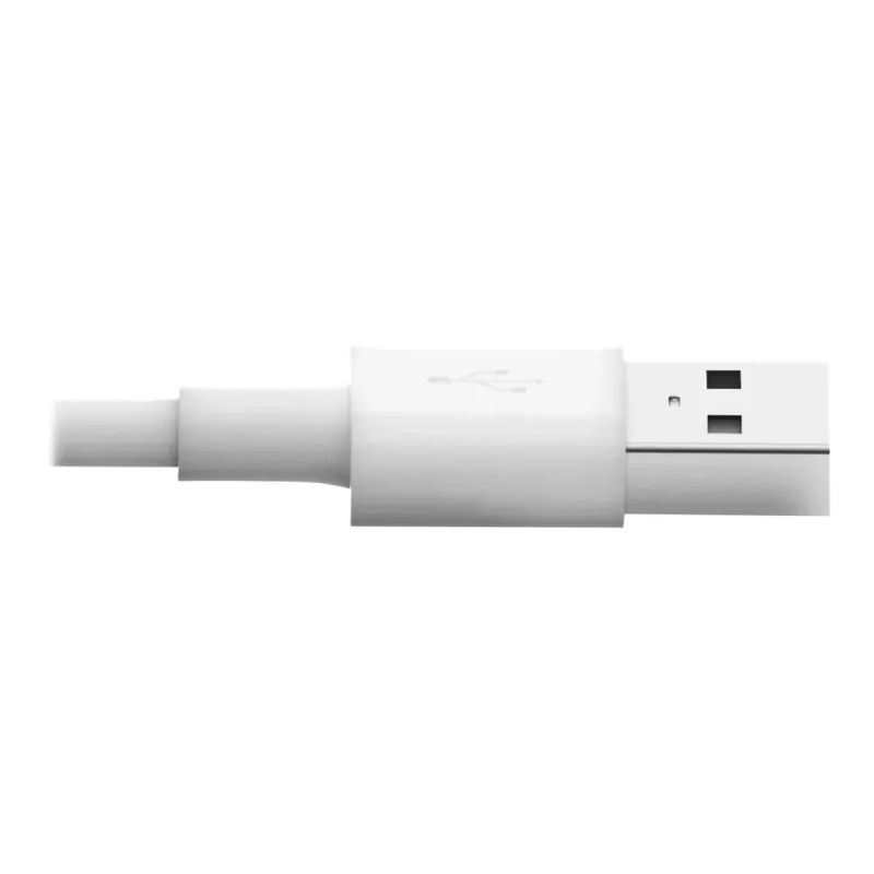 Eaton Tripp Lite Series cable USB-A a Lightning de sincronización/carga (M/M) - certificado MFi, blanco, 6 ft. (1,8 m) - cable de datos/alimentación - USB macho a Lightning