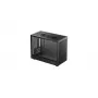 DeepCool CH160 PLUS R-CH160-BKNGM0-G caja compacta para ordenador (SFF), Mini-ITX/Micro-ATX, cristal templado, negra