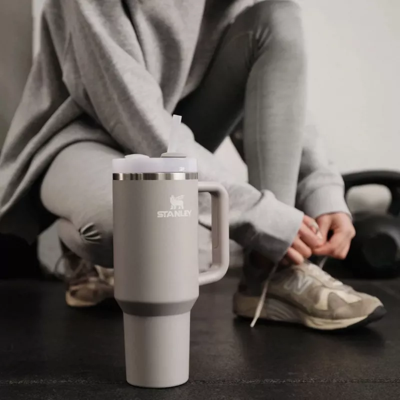 Stanley Quencher H2.O FlowState 10-10824-603 vaso, 1,18 l, Ash