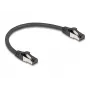 Cable de red DeLOCK 80566 RJ-45 Cat8.1 0,25 m negro