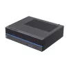 Akyga AK-302-01BL caja para PC SFF, Micro-ATX / Mini-ITX, USB-C + 2x USB 3.0 + USB 2.0, sin fuente de alimentación, negro