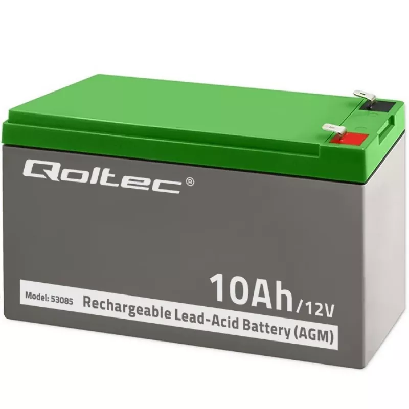 Batería AGM 12V 10Ah sin mantenimiento para SAI
