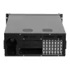 Netrack NP5104 Caja de servidor rack 4U de 19 pulgadas, microATX/ATX/eATX, 530 mm de profundidad